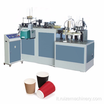 Macchina per la produzione della manica della tazza di caffè della carta monouso